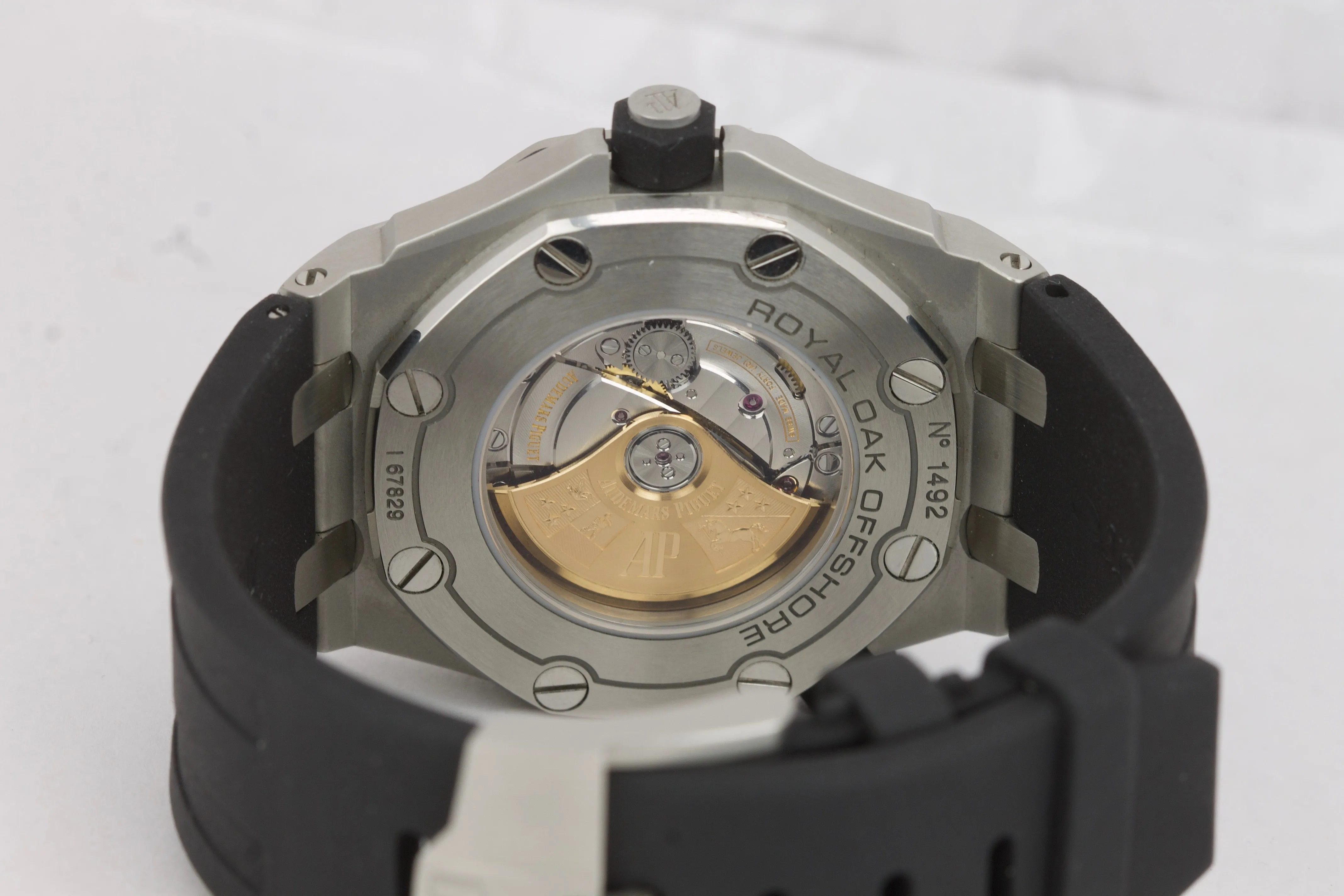 2015 Audemars Piguet Royal Oak Offshore Diver White EXHIBITION 15710ST Watch