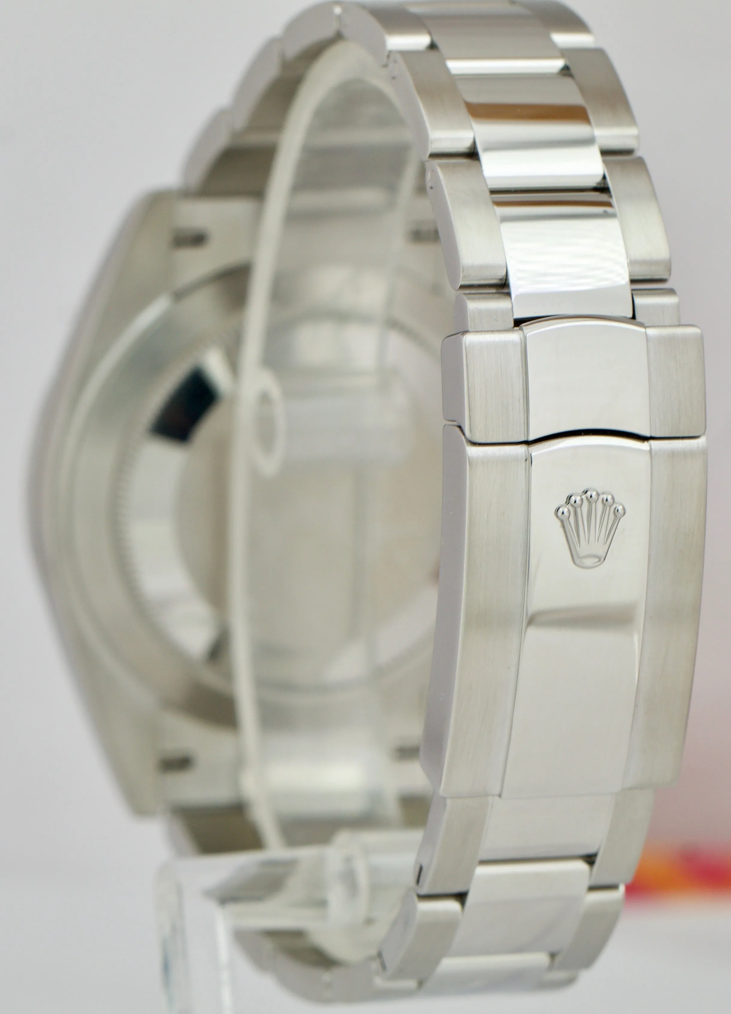 2019 Men's Rolex DateJust 41 White Stick 41mm Smooth Stainless Watch 126300 B P