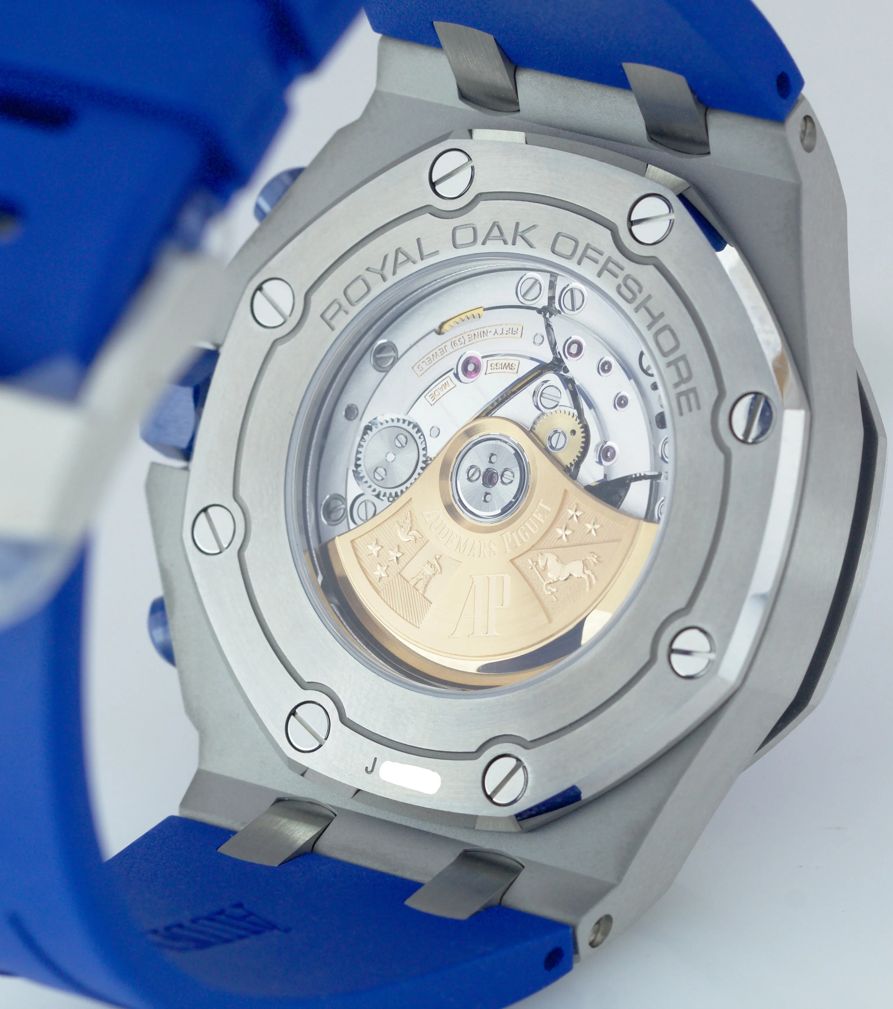 2020 NEW Audemars Piguet Royal Oak Offshore Diver WHITE BLUE DIAL 15710ST Watch