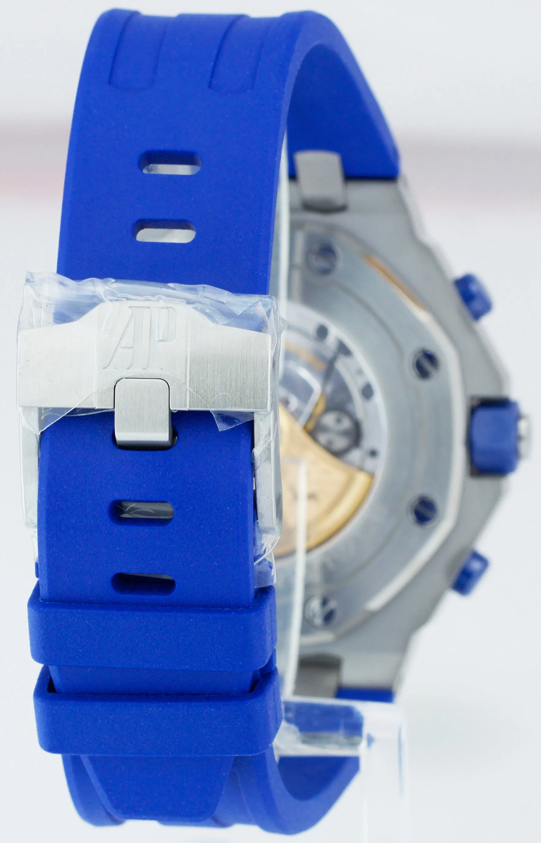 2020 NEW Audemars Piguet Royal Oak Offshore Diver WHITE BLUE DIAL 15710ST Watch