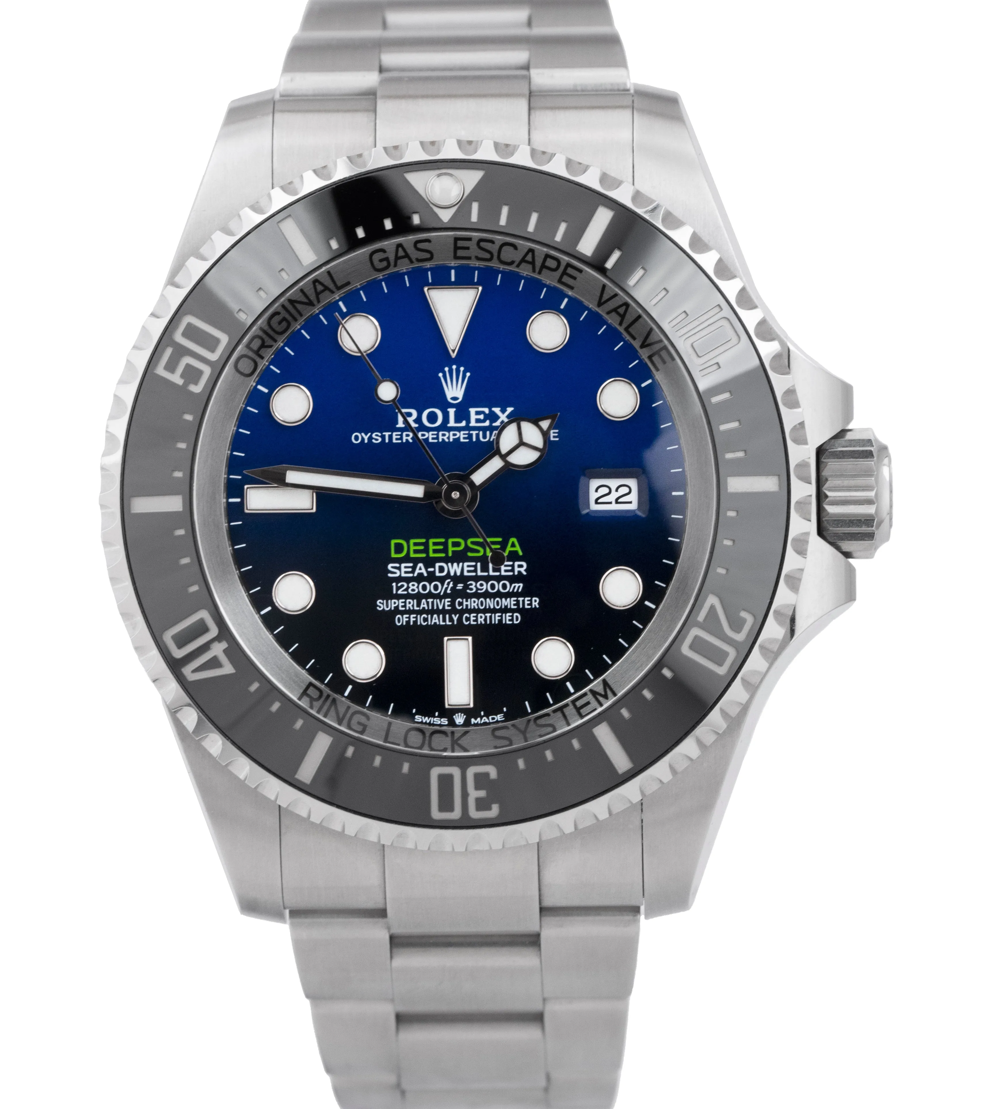 2021 Rolex Sea-Dweller Deepsea James Cameron Blue Stainless 44mm 126660 Watch