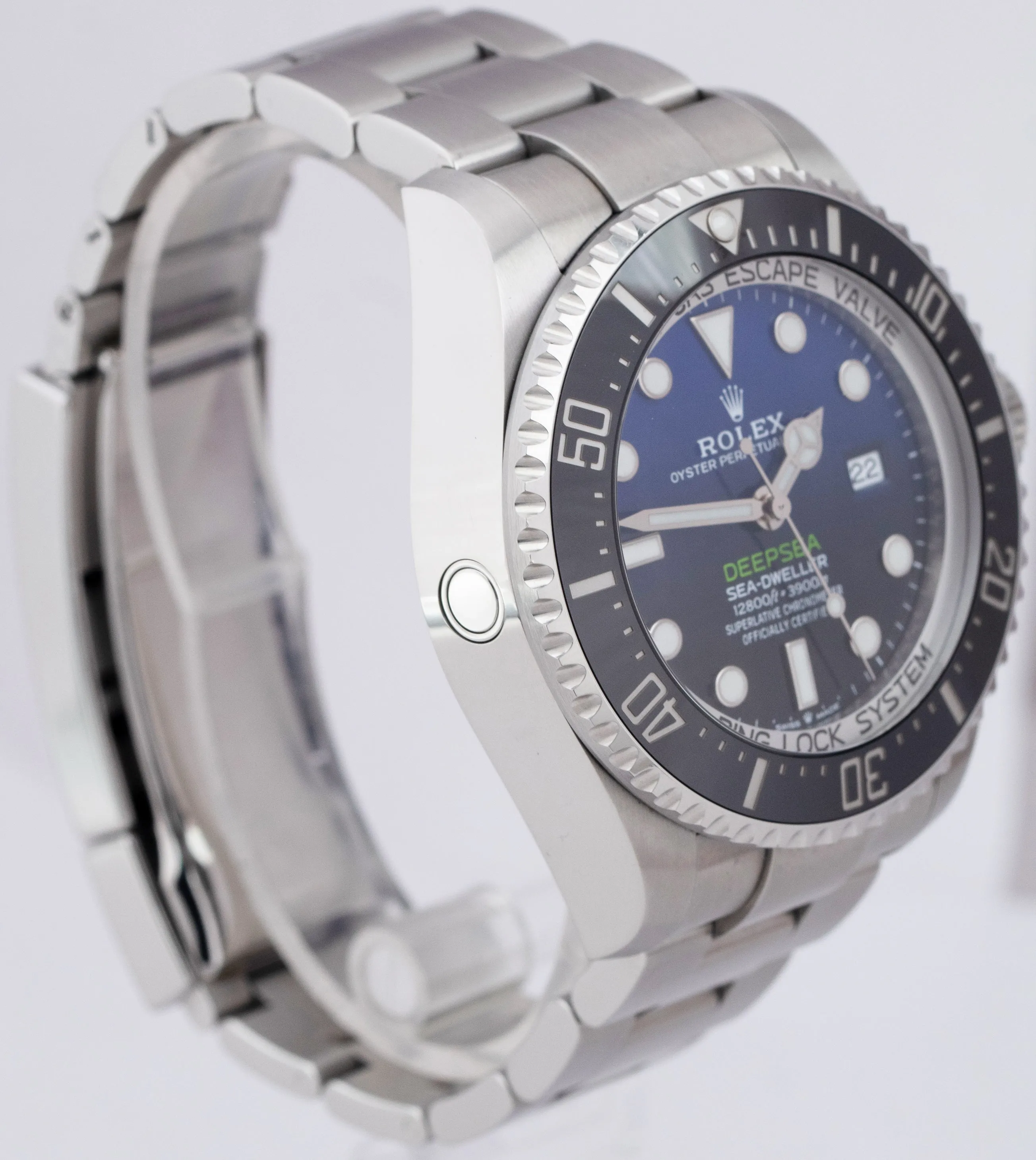 2021 Rolex Sea-Dweller Deepsea James Cameron Blue Stainless 44mm 126660 Watch
