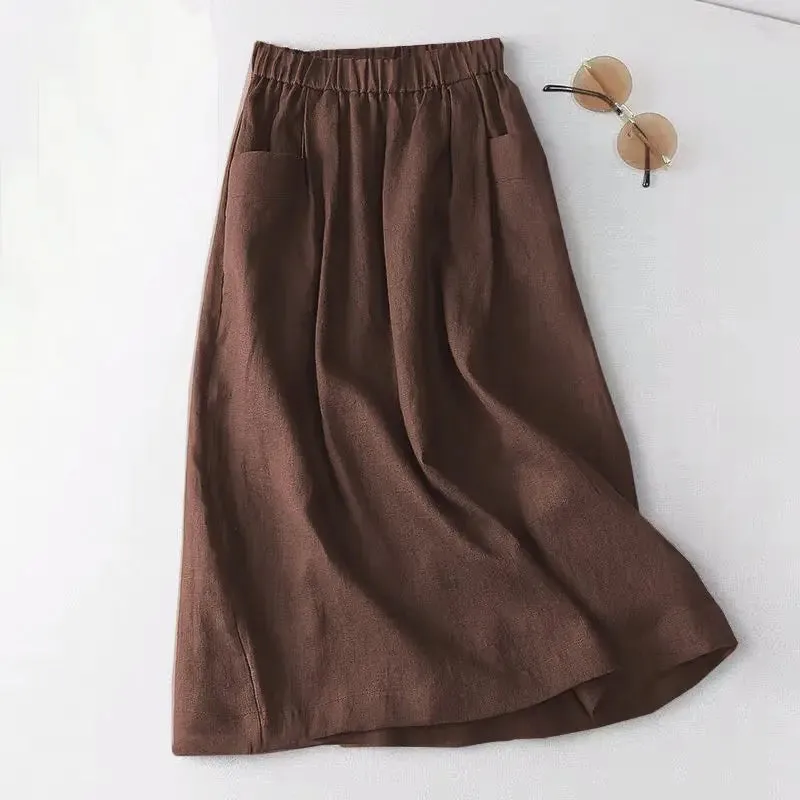 2025 Women's Black Flared Mini Skirt – Casual Pleated Skater