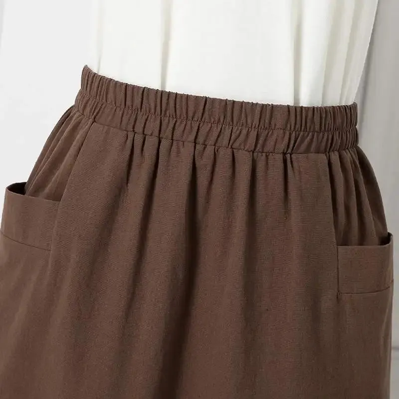 2025 Women's Black Flared Mini Skirt – Casual Pleated Skater