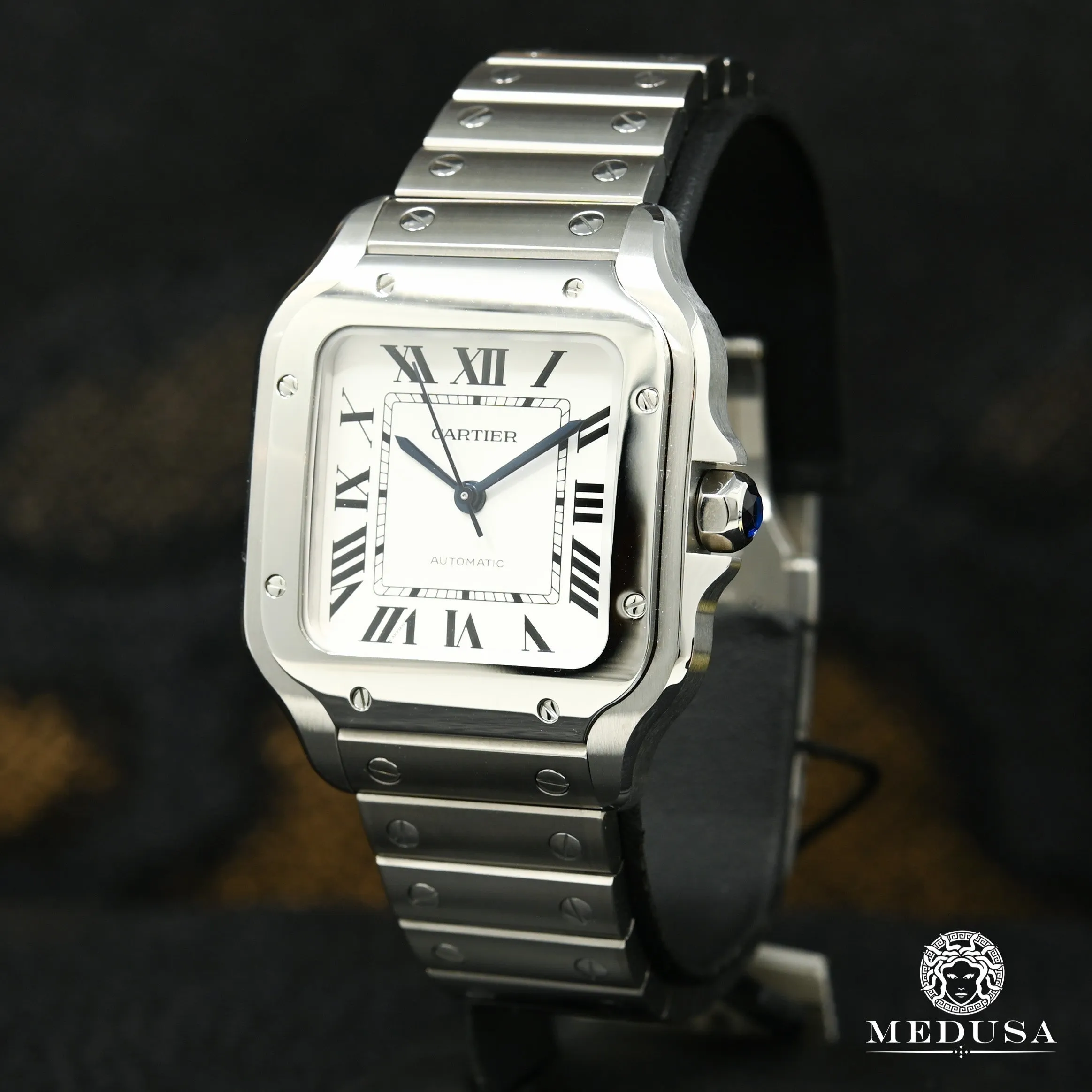 36mm C-Luxury-Watches Santos White
