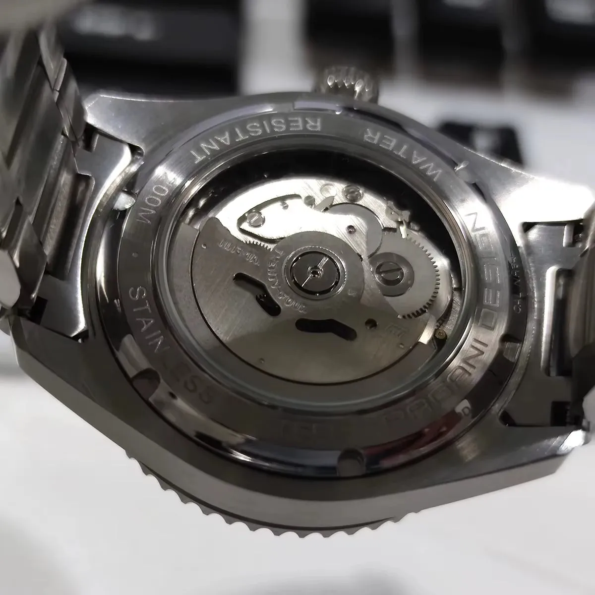 40Mm Men'S Automatic Mechanical Watch Luxury GMT Watch AR Sapphire Waterproof Stainless Steel PD1784