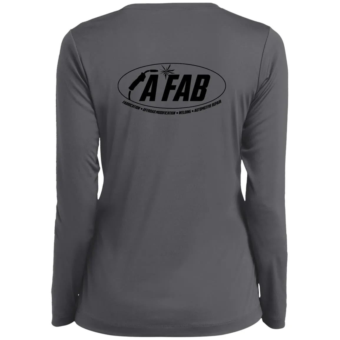 A Fab LST353LS Ladies’ Long Sleeve Performance V-Neck Tee