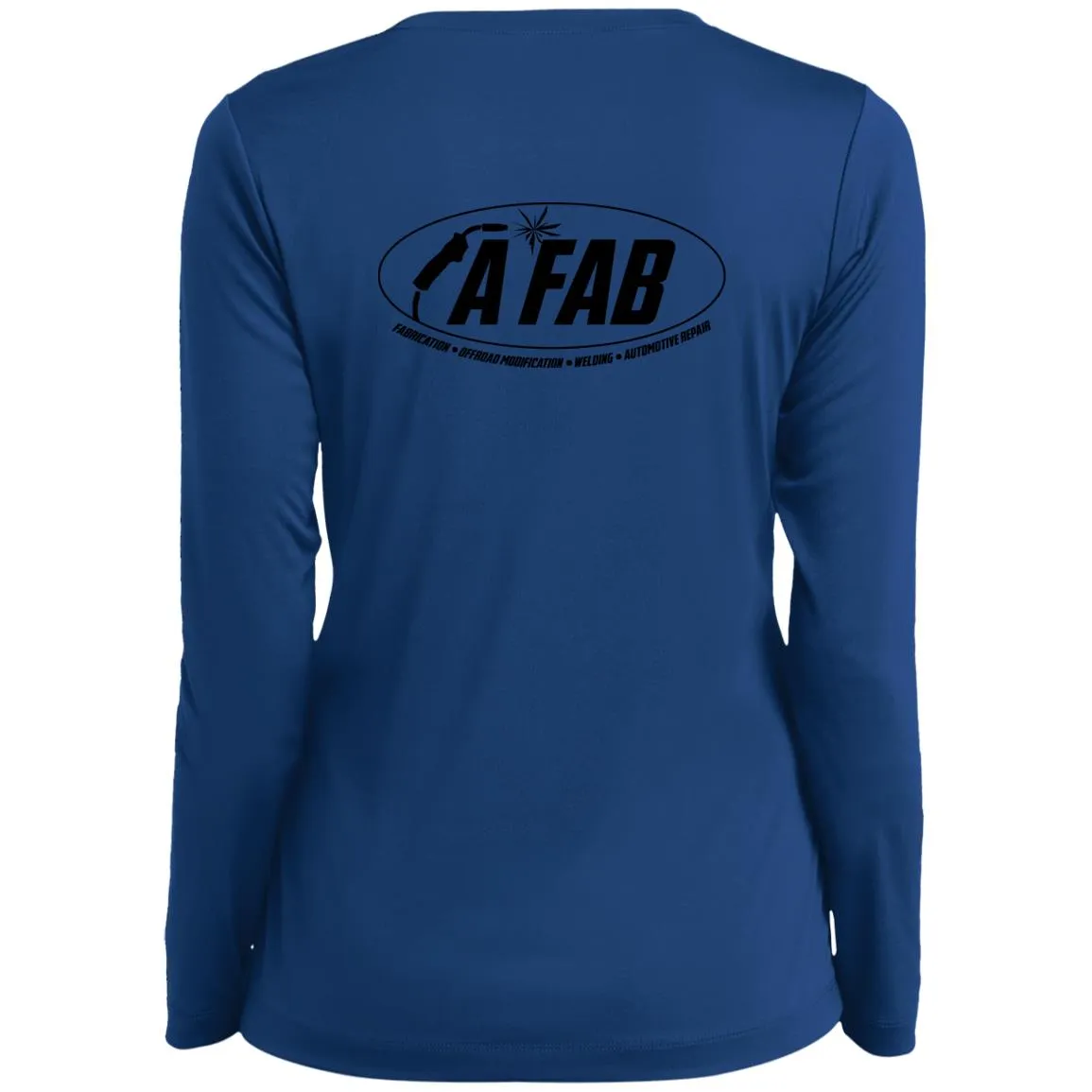 A Fab LST353LS Ladies’ Long Sleeve Performance V-Neck Tee