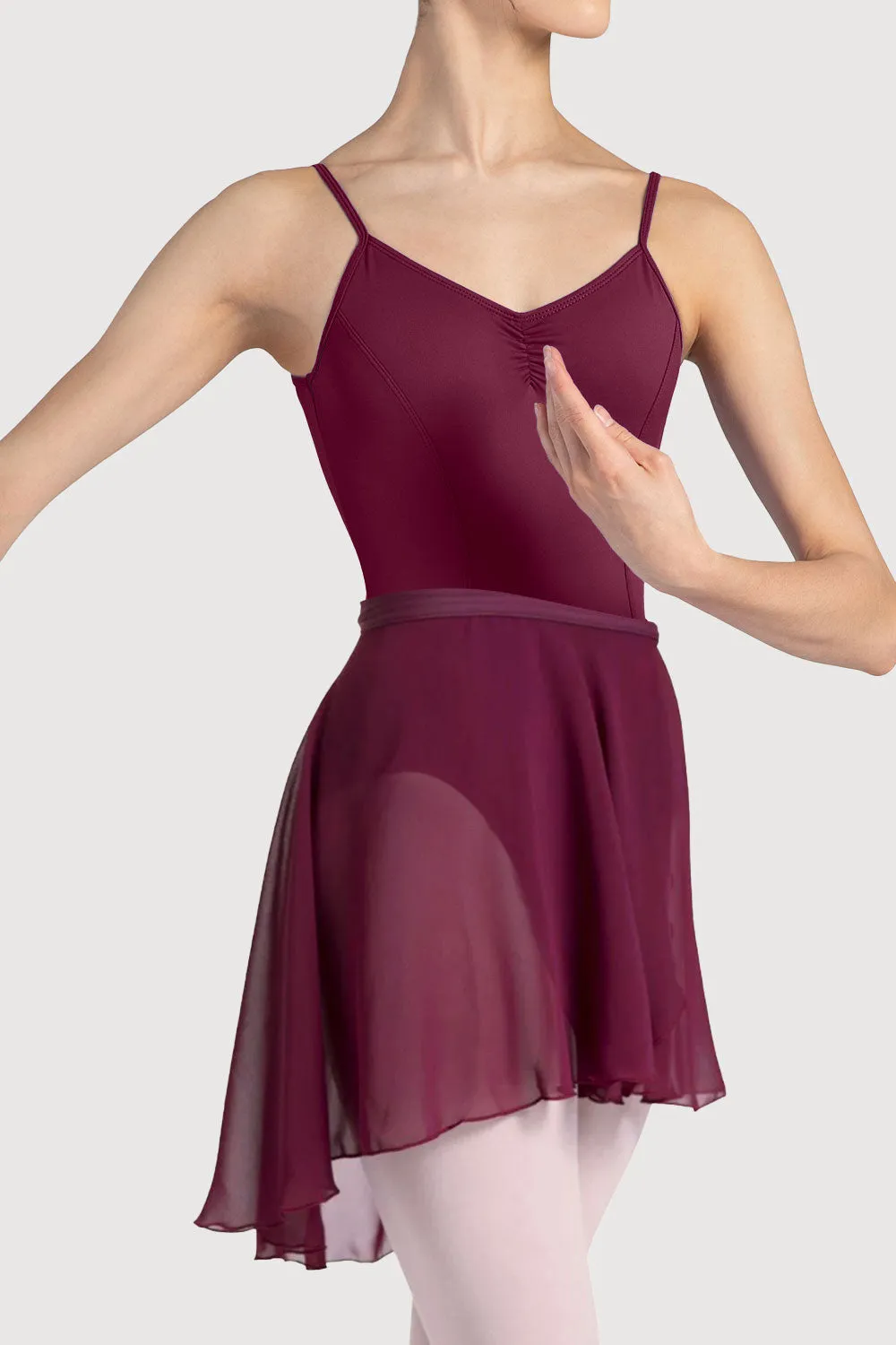 A0388L - Bloch Repertoire Asymmetrical Womens Wrap Skirt
