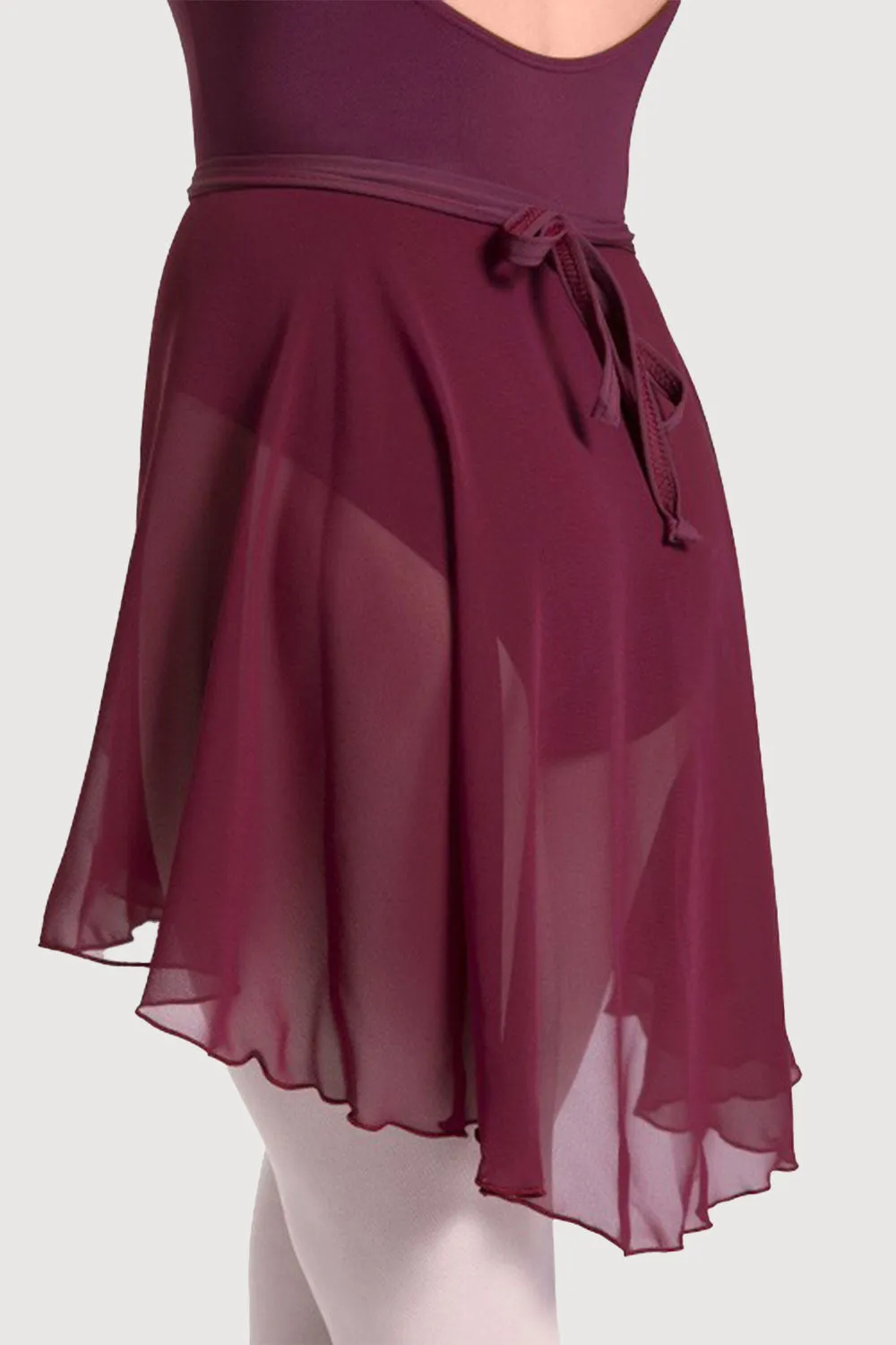 A0388L - Bloch Repertoire Asymmetrical Womens Wrap Skirt