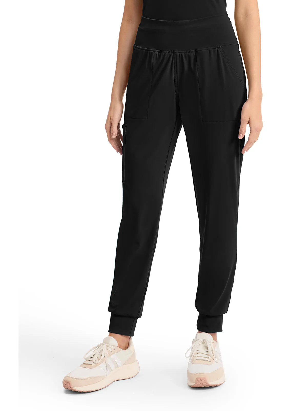 Achieve CK033 Women's 5-Pocket Jogger Pants Black