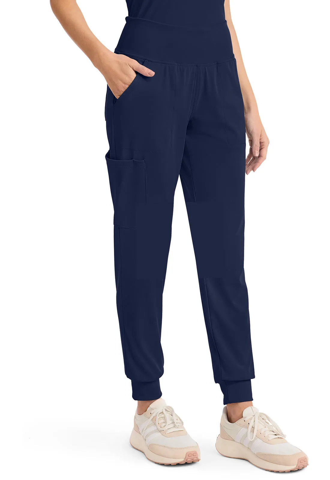 Achieve CK033 Women's 5-Pocket Jogger Pants Navy