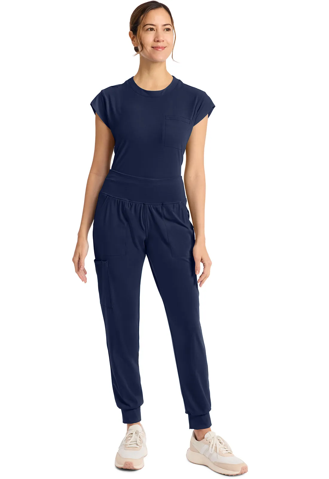 Achieve CK033 Women's 5-Pocket Jogger Pants Navy