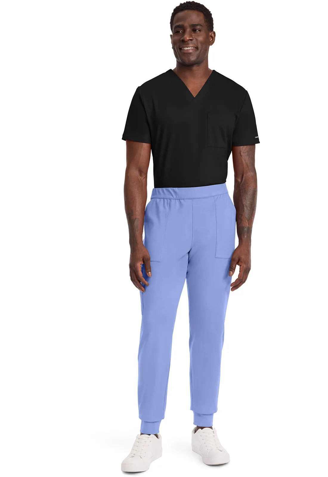 Achieve CK034 Men's Pull-on Jogger Pants Ciel