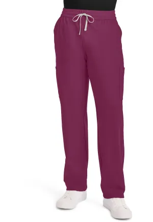 Achieve CK036 Men's 5-Pocket Straight Leg Pants Wine