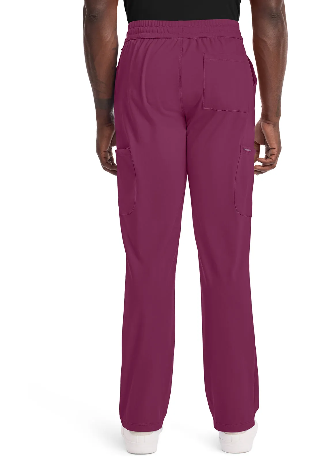 Achieve CK036 Men's 5-Pocket Straight Leg Pants Wine