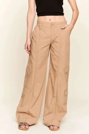 ADORA Low Rise Casual Cargo Pants