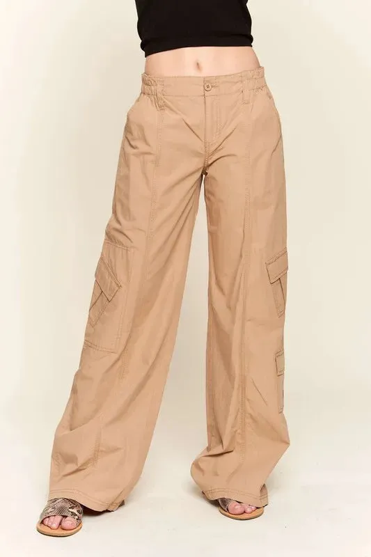 ADORA Low Rise Casual Cargo Pants