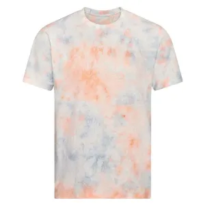Adult Unisex Tie-Dye T-Shirt - Pink Grey Marble
