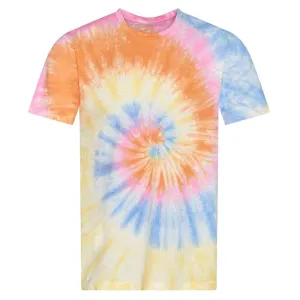 Adult Unisex Tie-Dye T-Shirt - Rainbow Swirl