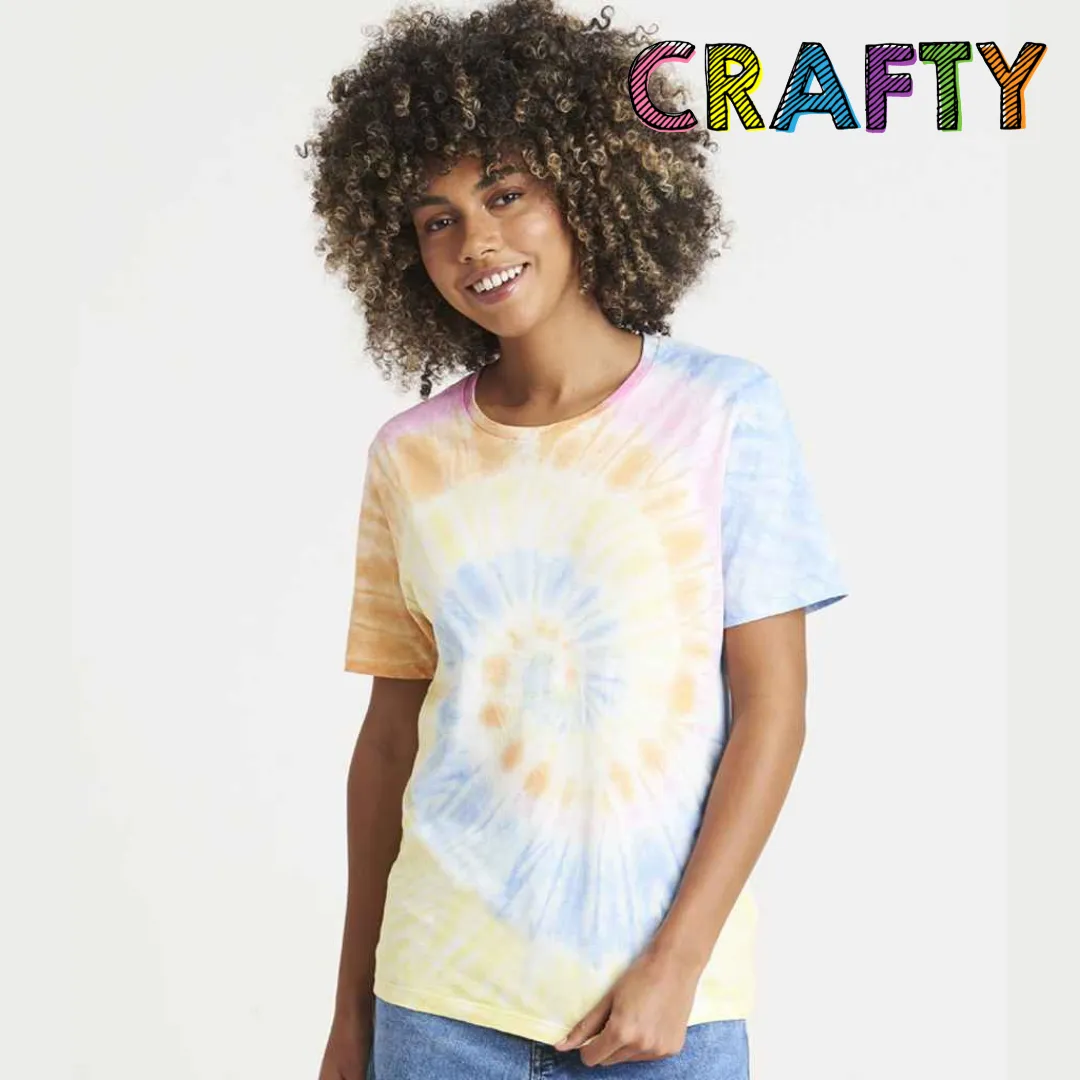 Adult Unisex Tie-Dye T-Shirt - Rainbow Swirl