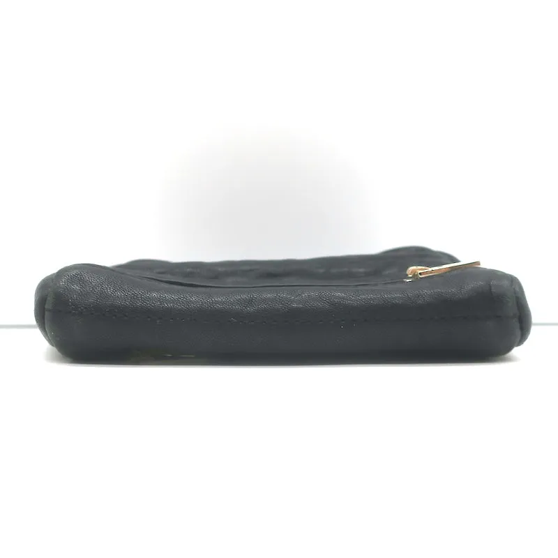 Alexander Wang Fumo Wristlet Wallet Black Pebbled Leather Clutch