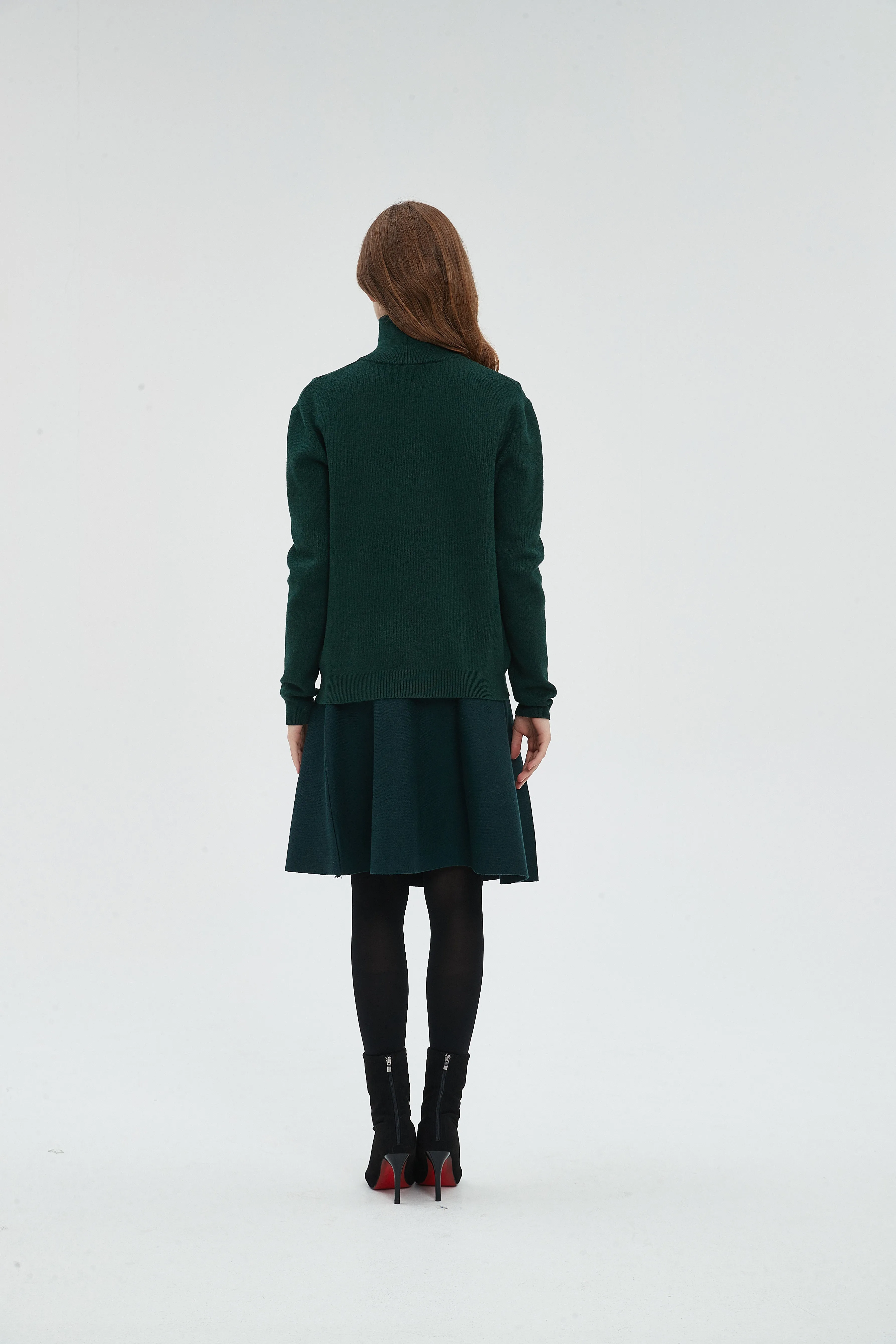 AMAZING  MM SKIRT - HUNTER GREEN From Mia Mod