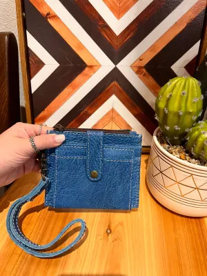 American Darling Blue Wristlet
