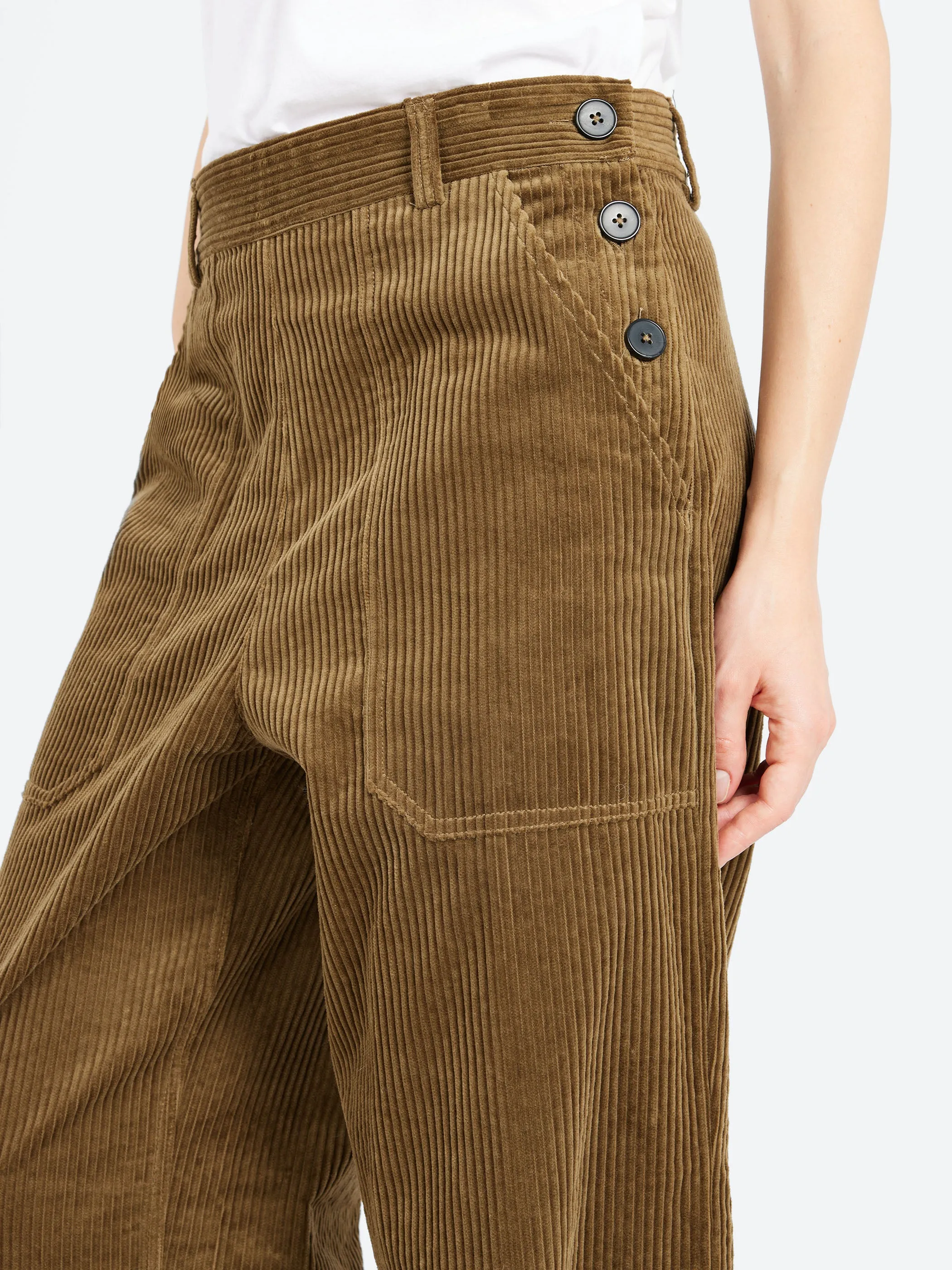 Annie Side Button Trouser