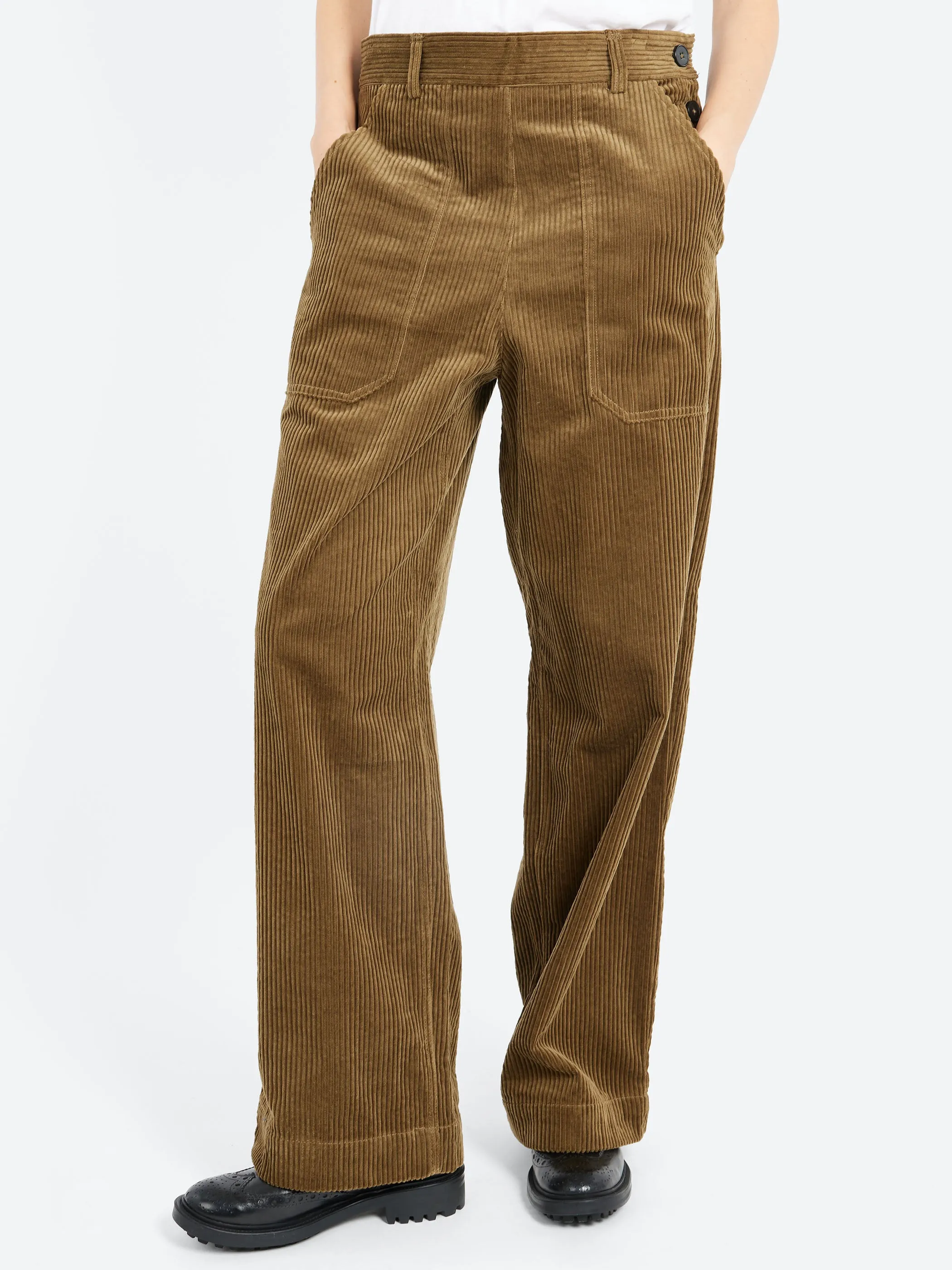 Annie Side Button Trouser
