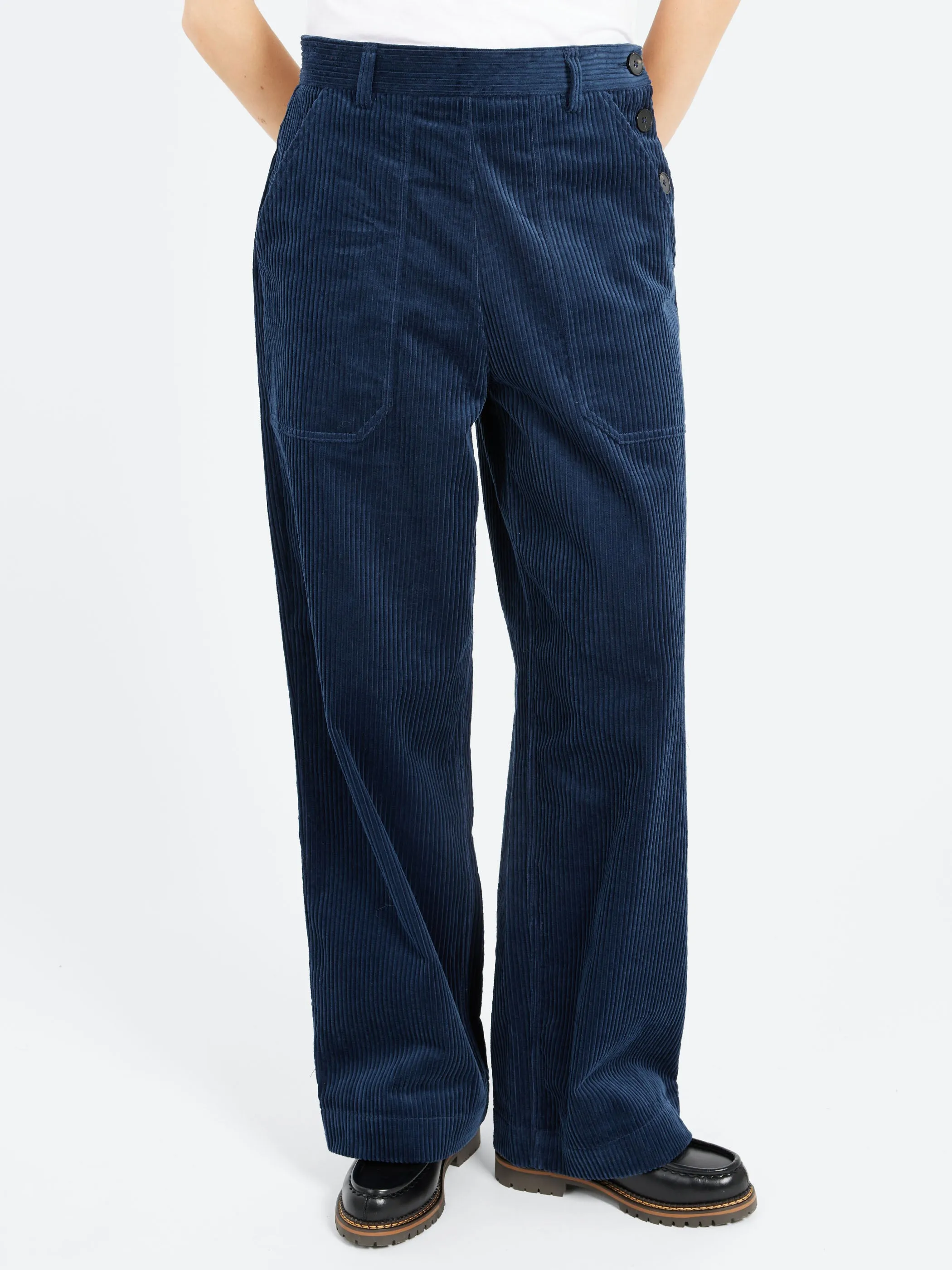 Annie Side Button Trouser