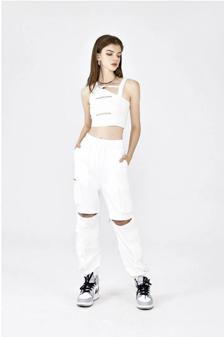 [AnyQ] Adjustable hem cargo pants