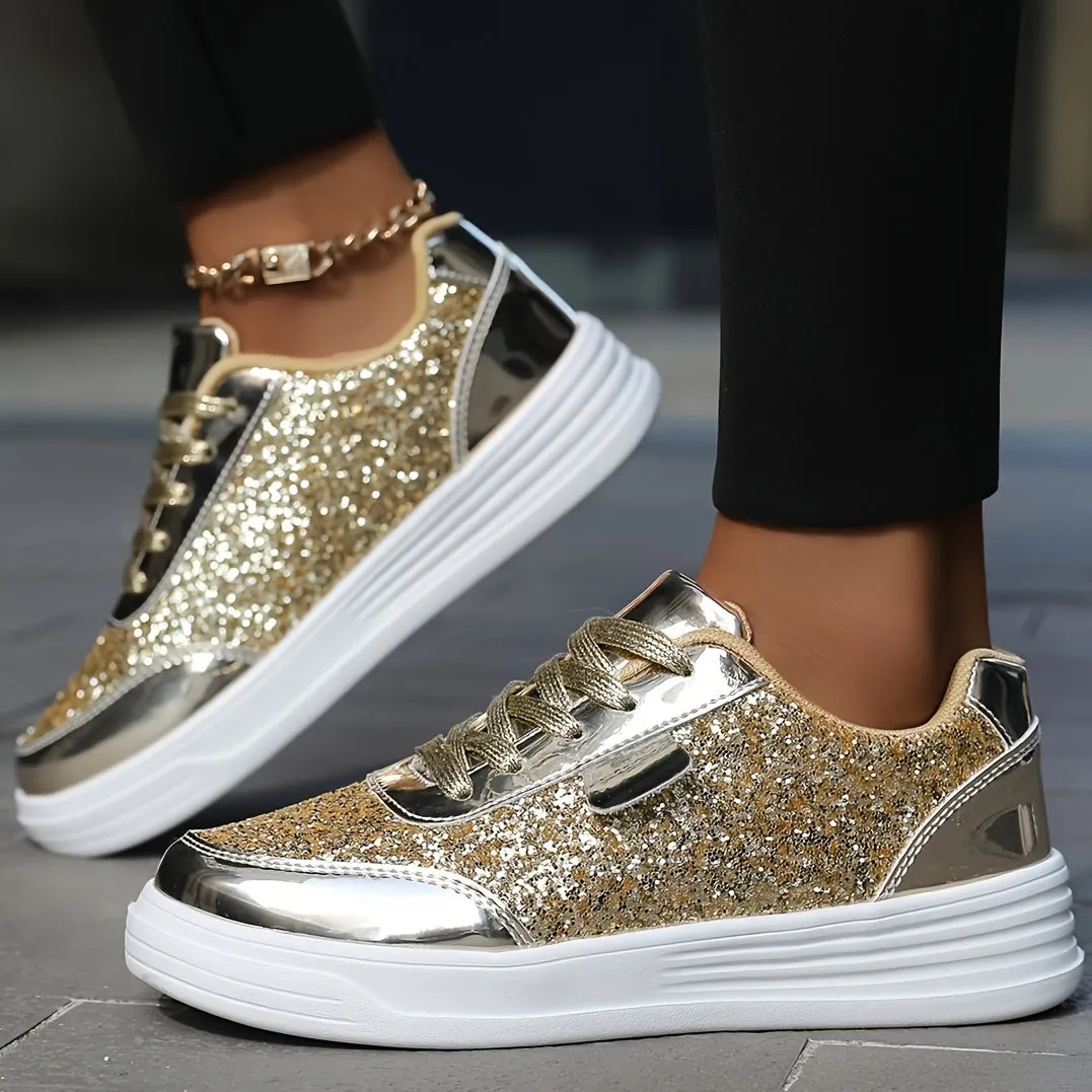 Ariana | Glittering Orthopedic Sneakers