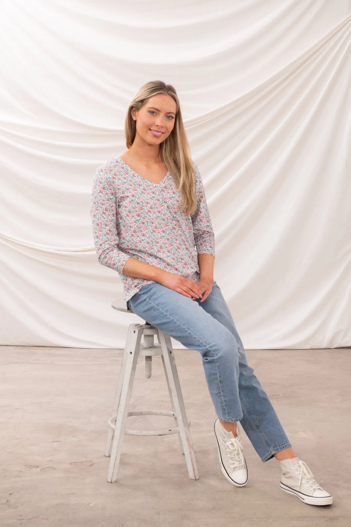 Ariana Top - Ditsy Floral