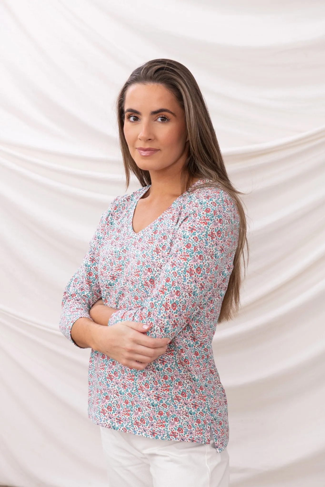 Ariana Top - Ditsy Floral