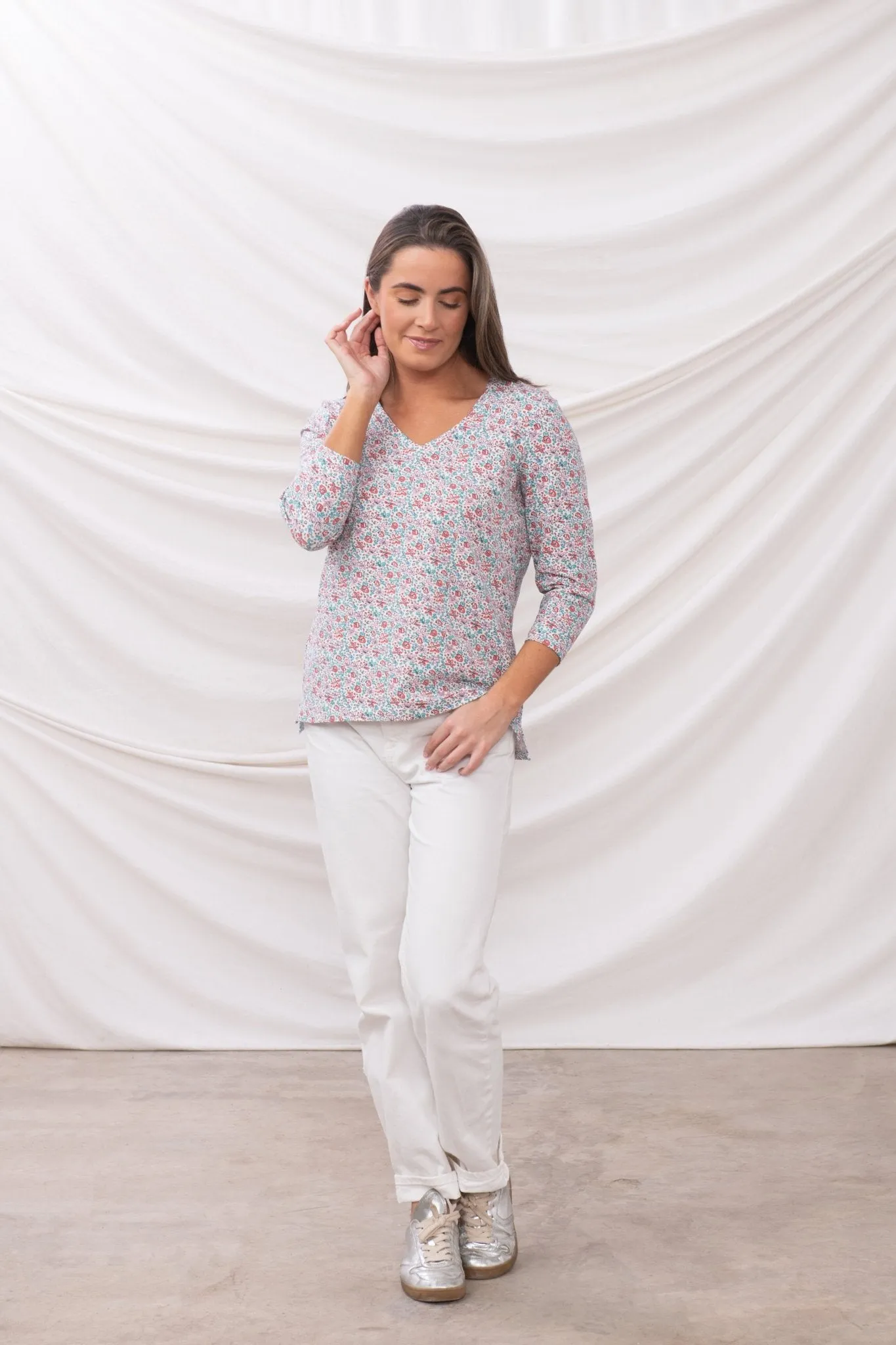 Ariana Top - Ditsy Floral