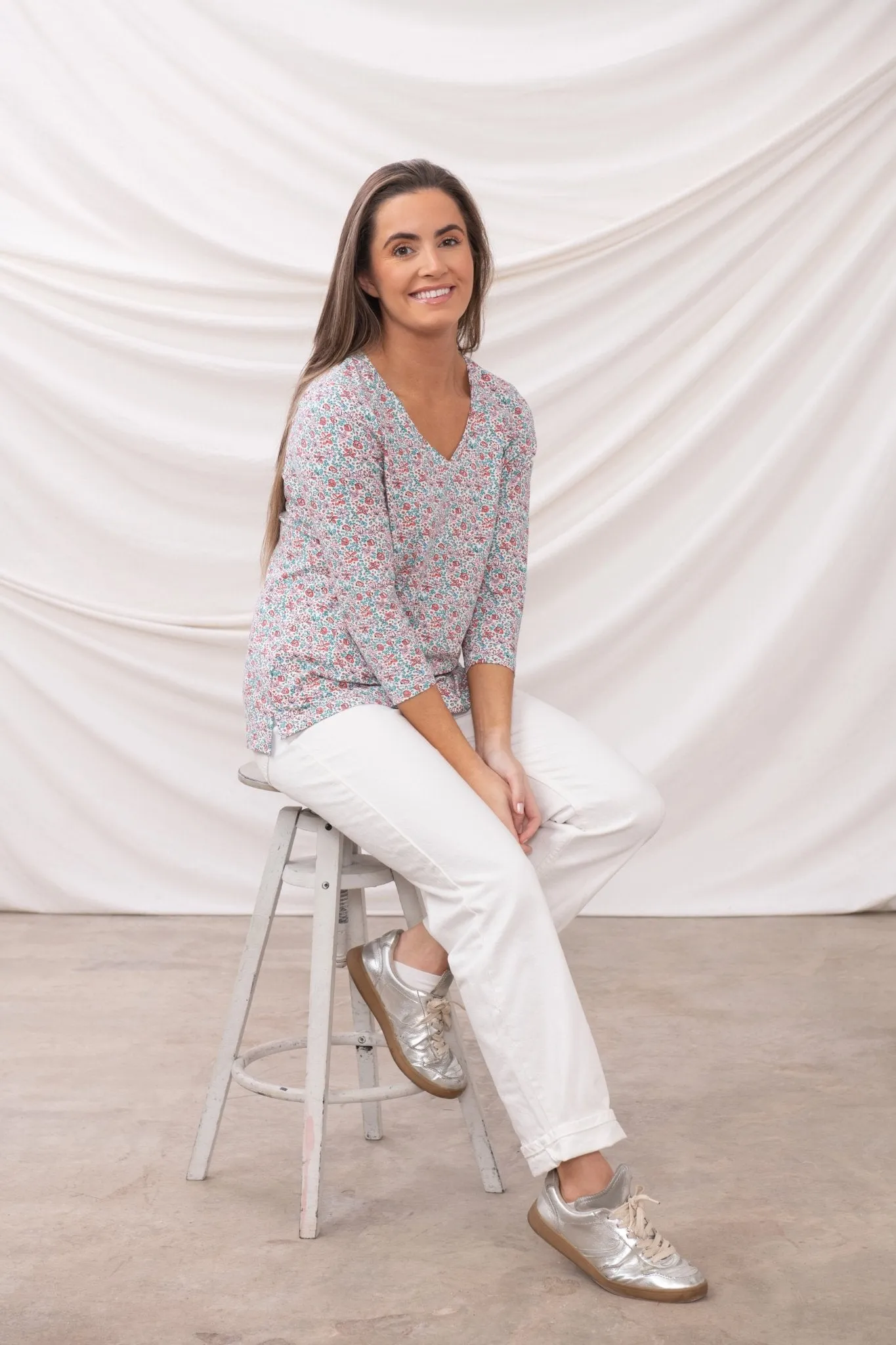 Ariana Top - Ditsy Floral