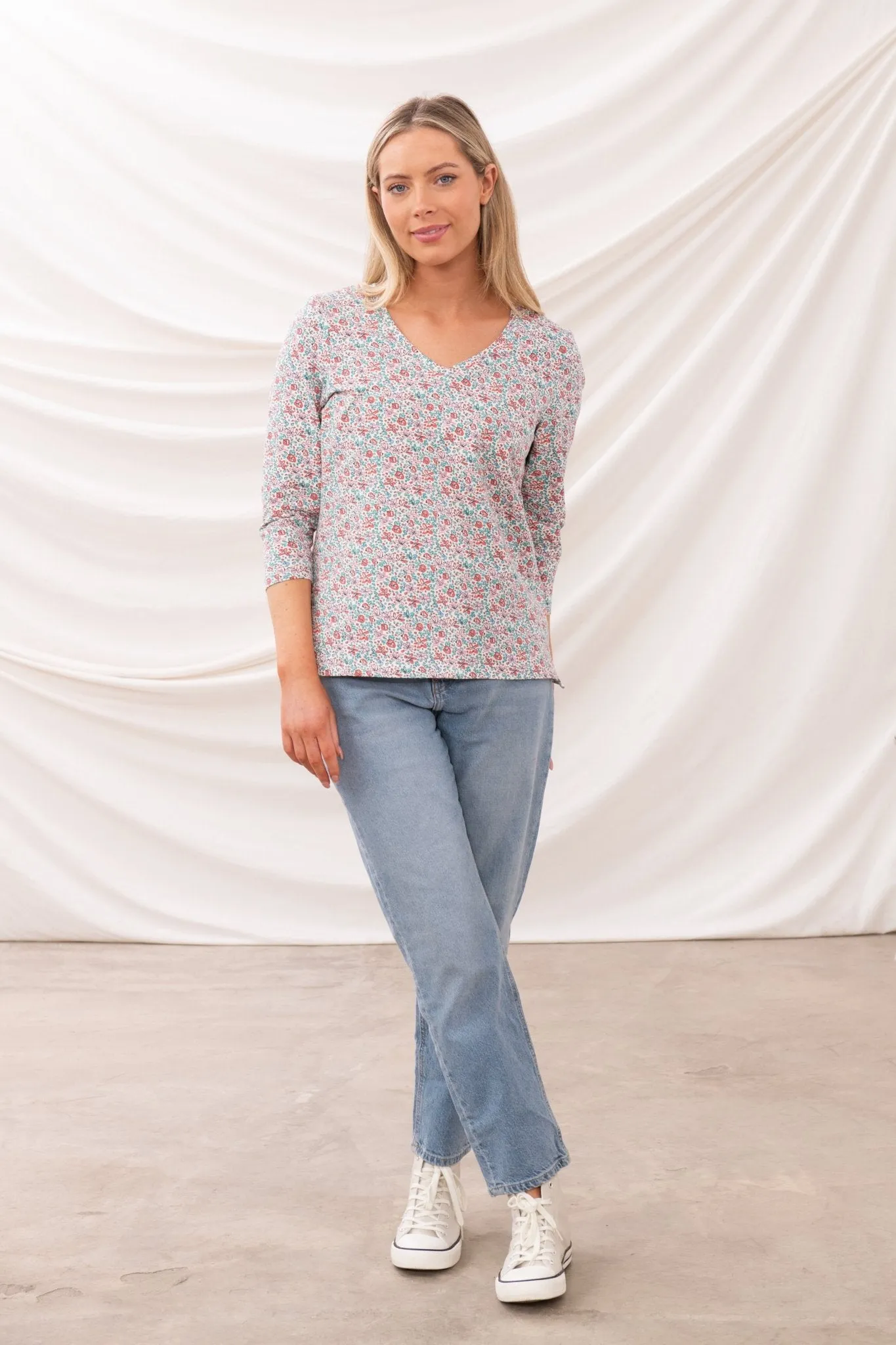 Ariana Top - Ditsy Floral