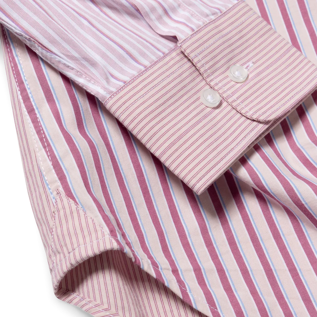 Aries Patchwork LS Shirt Pink