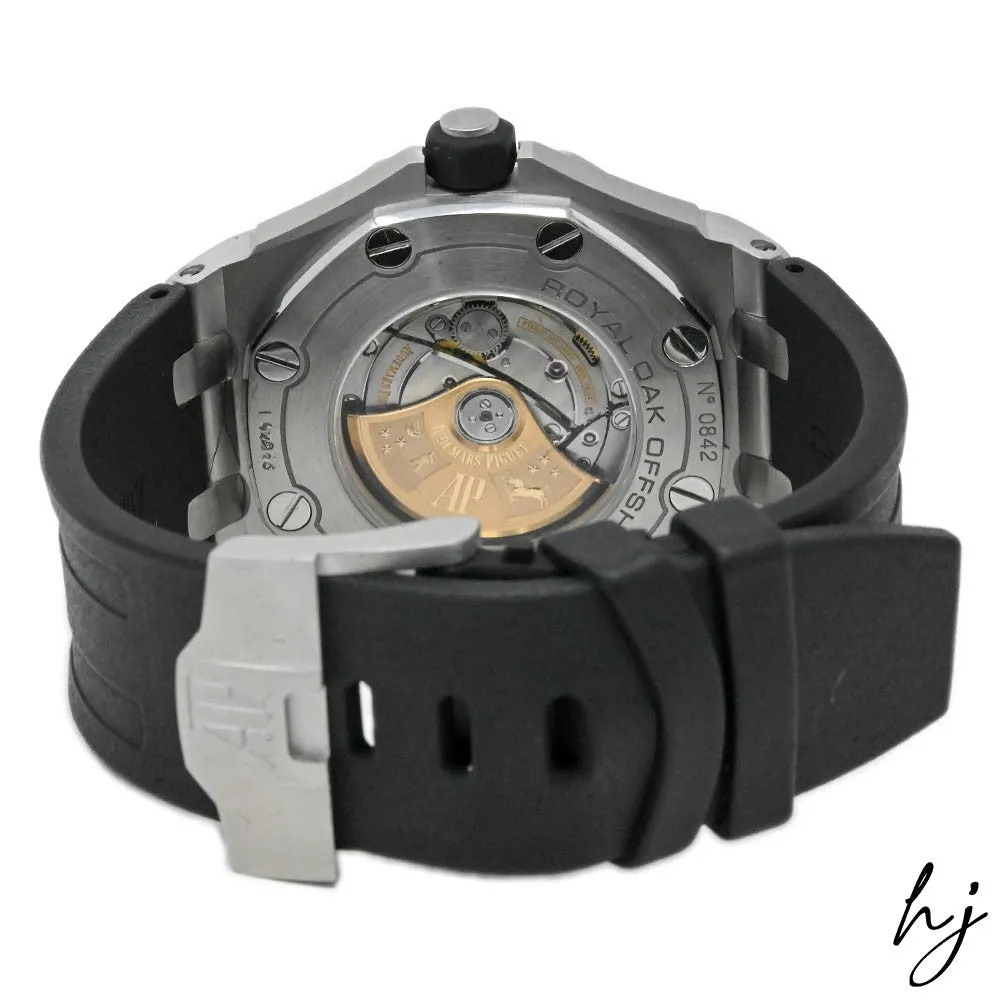 Audemars Piguet Men's Royal Oak Offshore Diver Stainless Steel 42mm White Stick Dial Watch Reference #: 15710ST.OO.A002CA.02