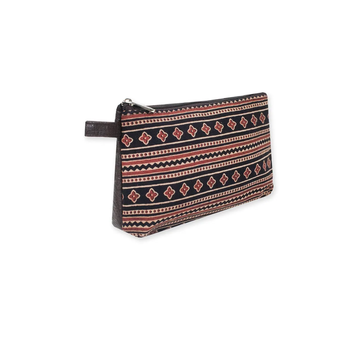Aztec Block Printed Pouch