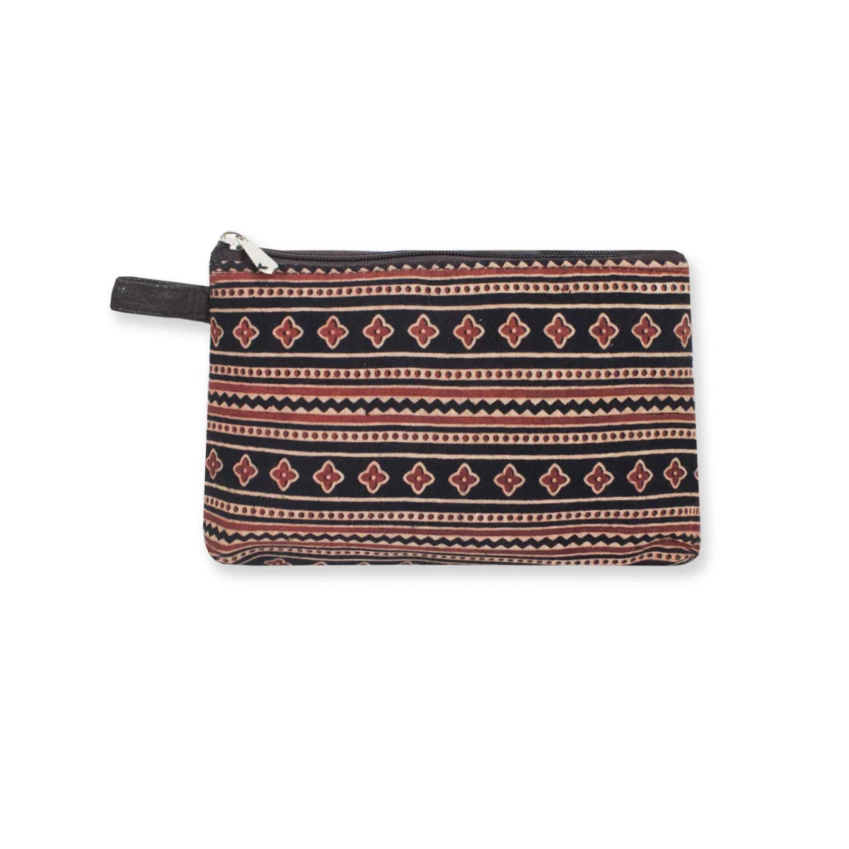 Aztec Block Printed Pouch