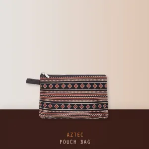 Aztec Block Printed Pouch