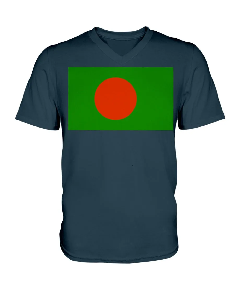 Bangladesh Flag  V-Neck T-Shirt