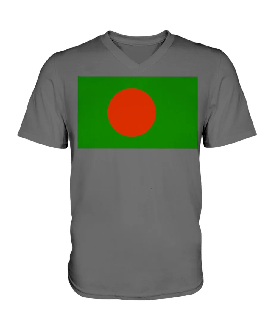 Bangladesh Flag  V-Neck T-Shirt