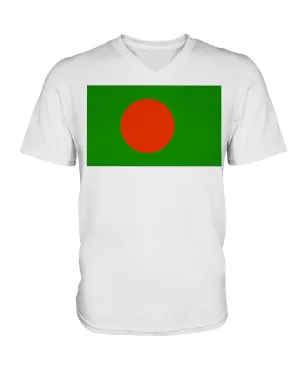 Bangladesh Flag  V-Neck T-Shirt