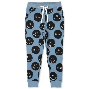 Be Things Furry Trackies - Cornflower