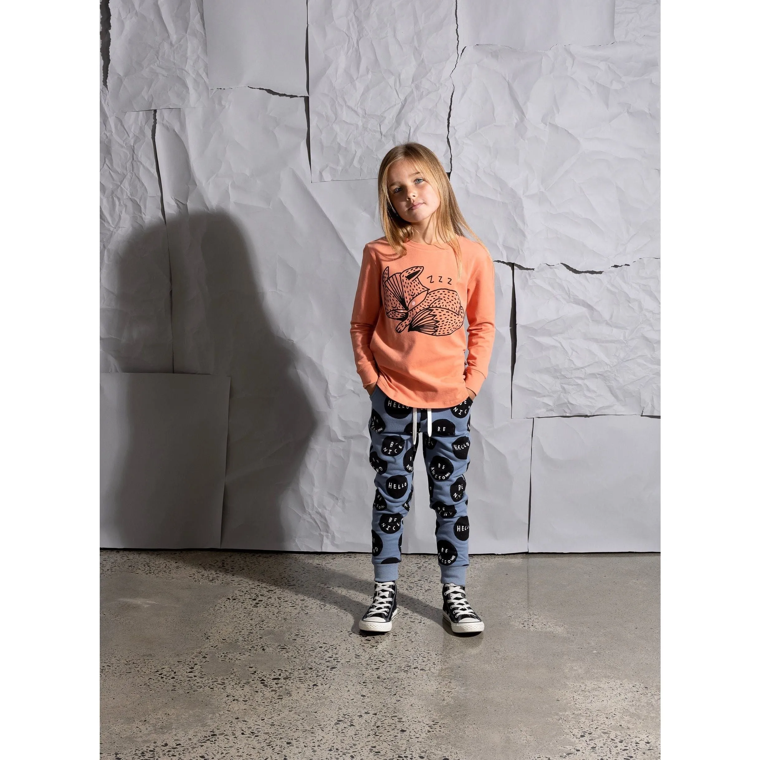 Be Things Furry Trackies - Cornflower