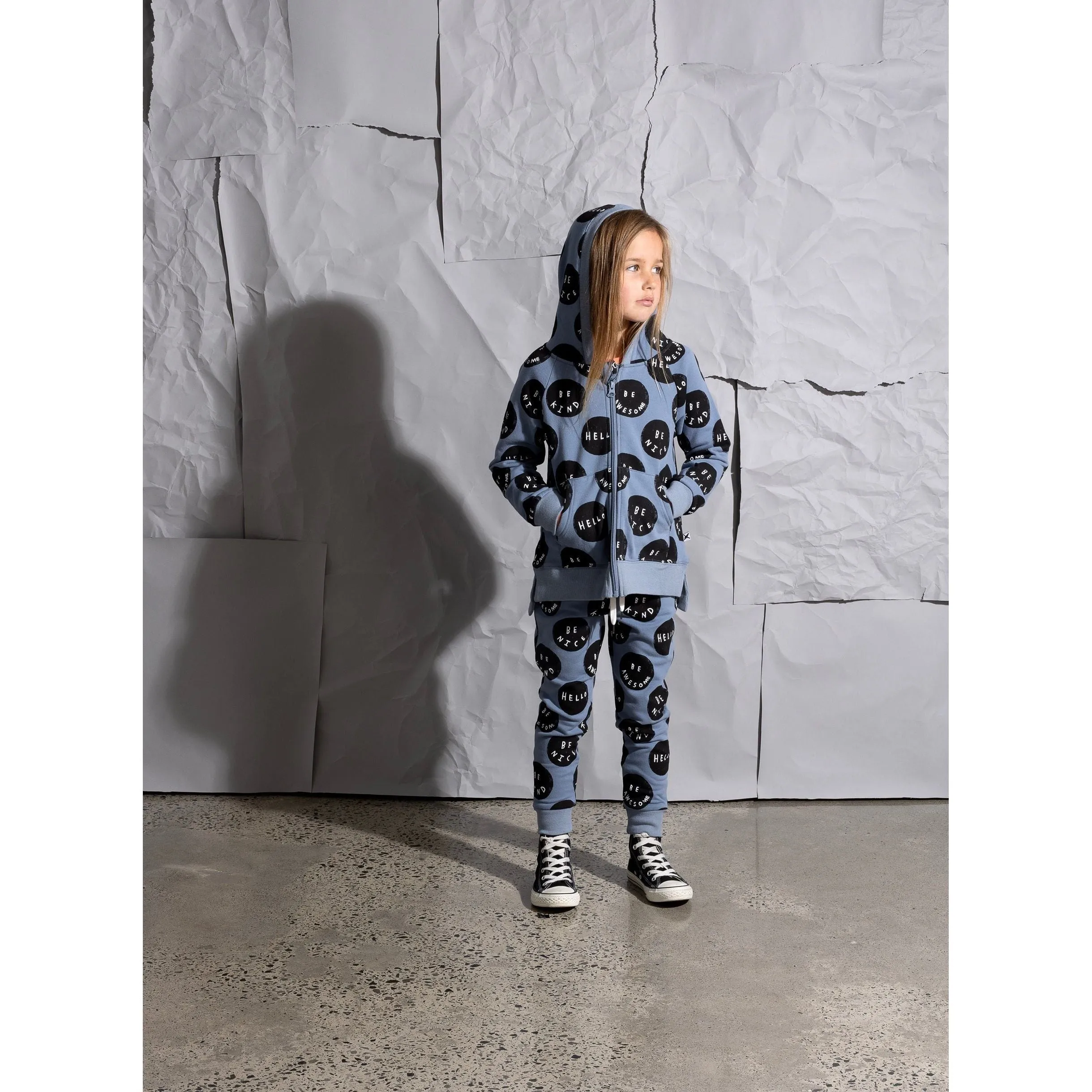 Be Things Furry Trackies - Cornflower
