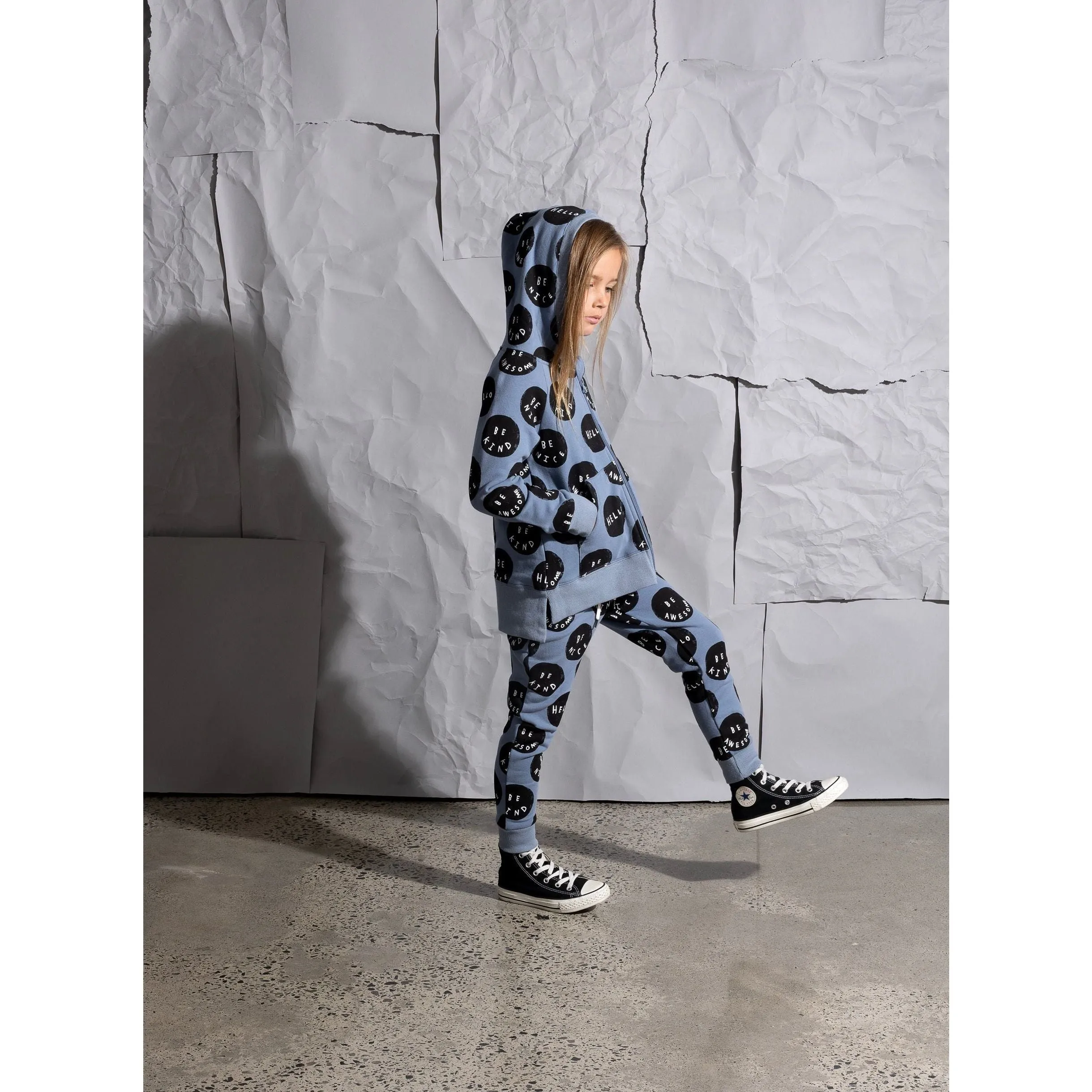 Be Things Furry Trackies - Cornflower
